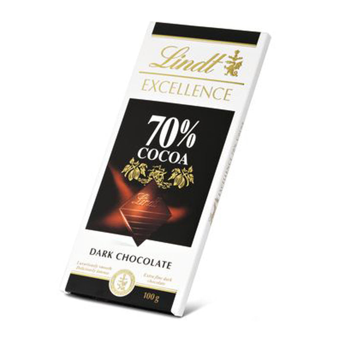 LINDT EXCELLENCE DARK 70% CACAO 100G