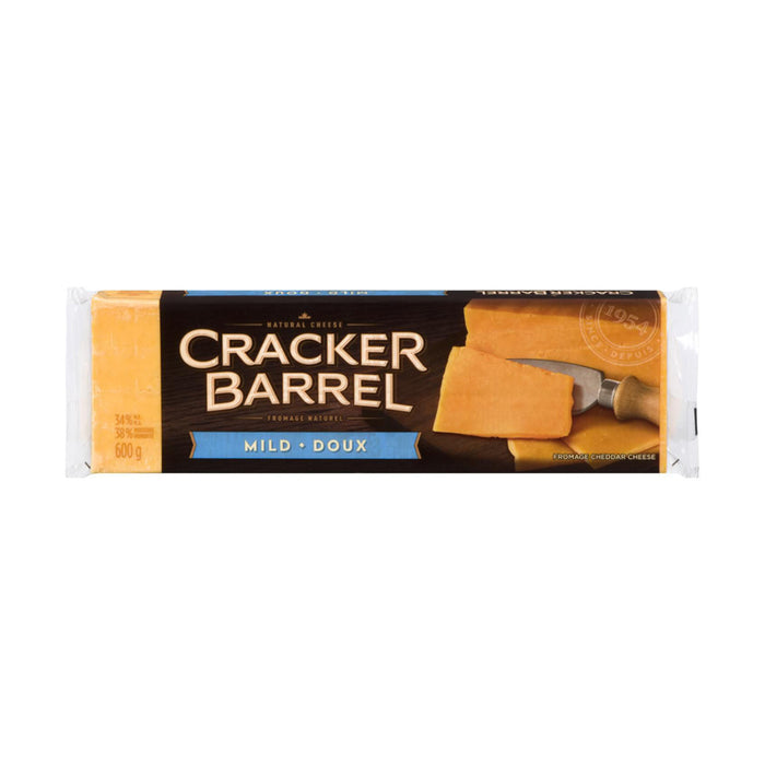 CRACKER BARREL 600G CHEESES MILD ORANGE CHEDDAR