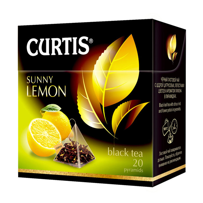CURTIS TEA SUNNY LEMON 20 PYRAMIDS