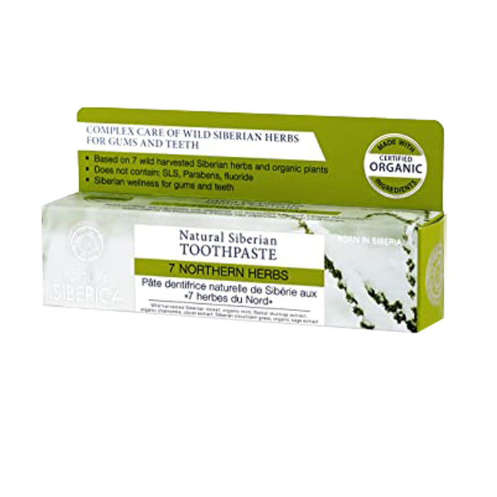 NATURA SIBERICA 100G ORAL CARE NATURAL SIBERIAN TOOTHPASTE 7 NORTHERN HERBS