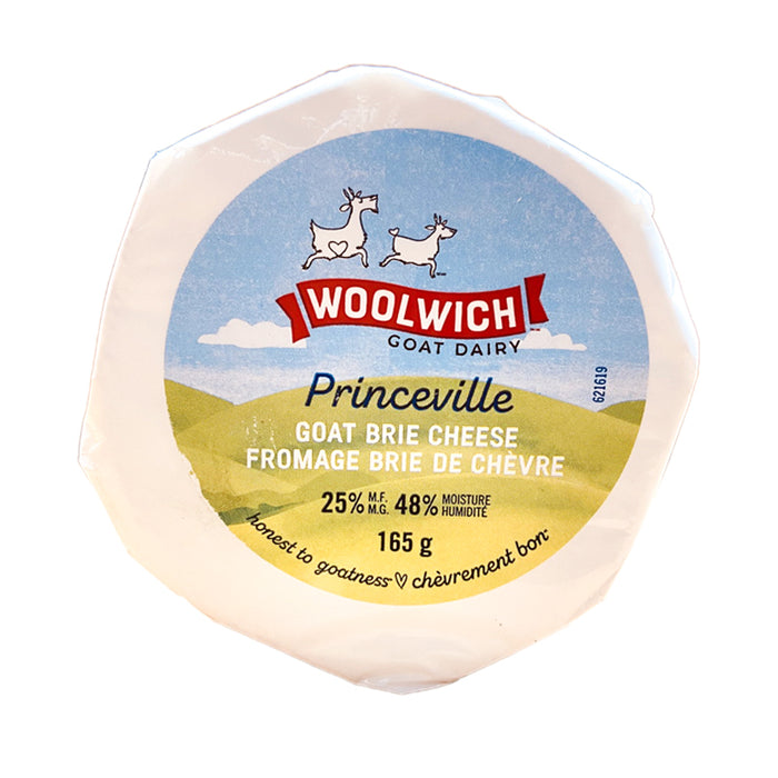 WOOLWICH GOAT DAIRY 165G PACKAGED CHEESE BRIE PRINCEVILLE