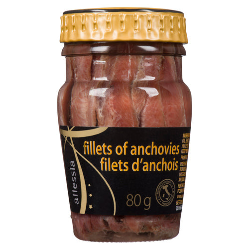 ALLESSIA  FILLET OF ANCHOVIES 80G