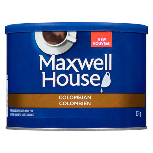 MAXWELL HOUSE COLOMBIAN PURE GROUND COFFEE 631G