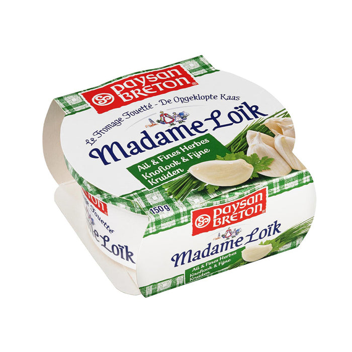 MADAME LOIK 150G CREAM WHIPPED CHEESE GARLIC AND HERBS