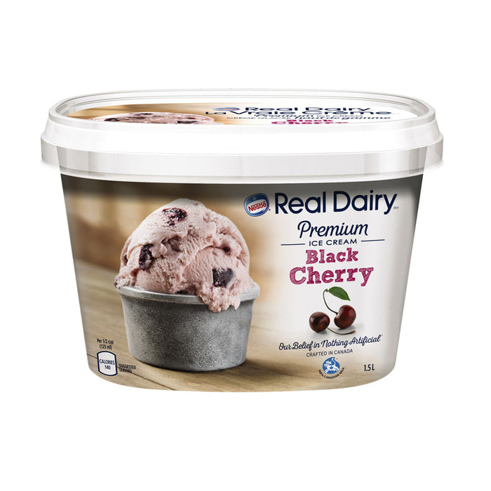 NESTLE REAL DAIRY 1,5L ICE CREAM BLACK CHERRY