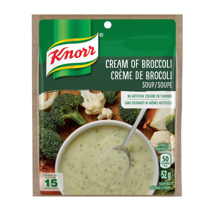 KNORR SOUP CREAM OF BROCCOLI 52G