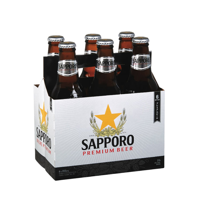 SAPPORO 6'355ML BEER