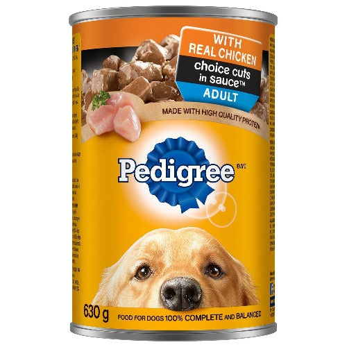 PEDIGREE FOOD FOR DOGS WITH REAL CHICKEN 630G