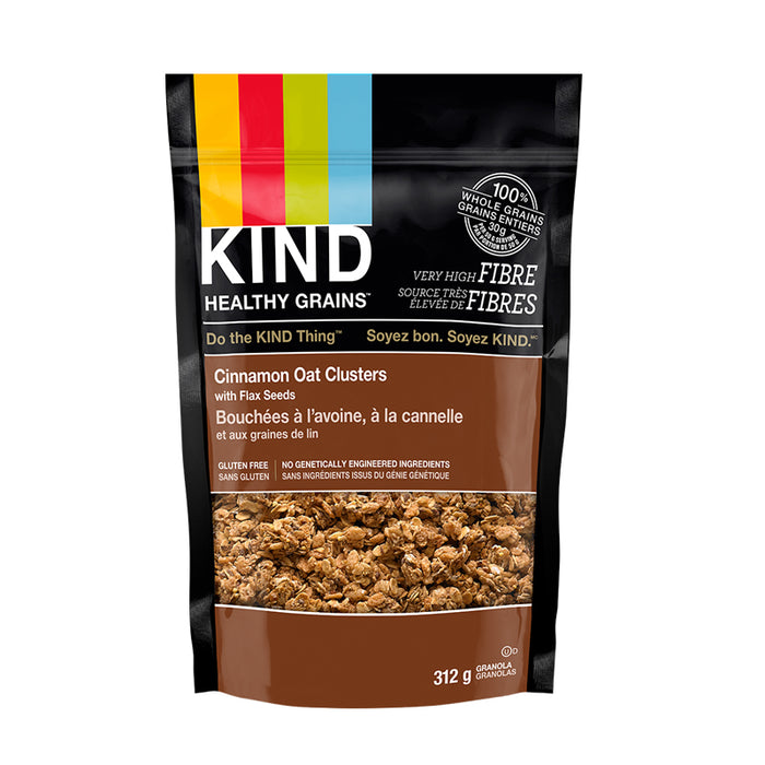 KIND CINNAMON OAT CLUSTERS 312G