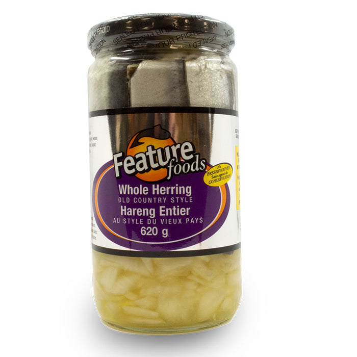FEATURE FOODS 620G  WHOLE HERRING