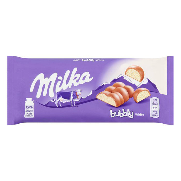 MILKA BUBBLY WHITE 95G