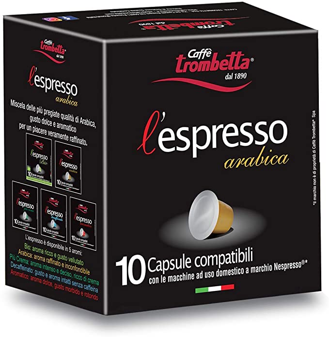 COFFEE TROMBETTA L'ESPRESSO ARABICA 55G
