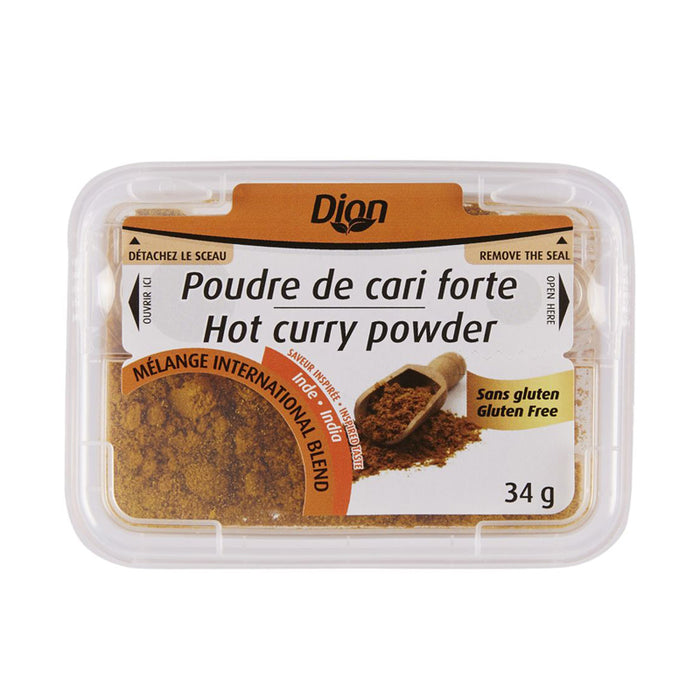 DION SPICES HOT CURRY POWDER 34G