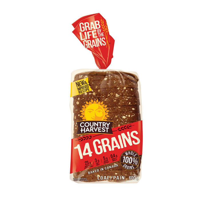 COUNTRY HARVEST BREADS 14 GRAINS 600G