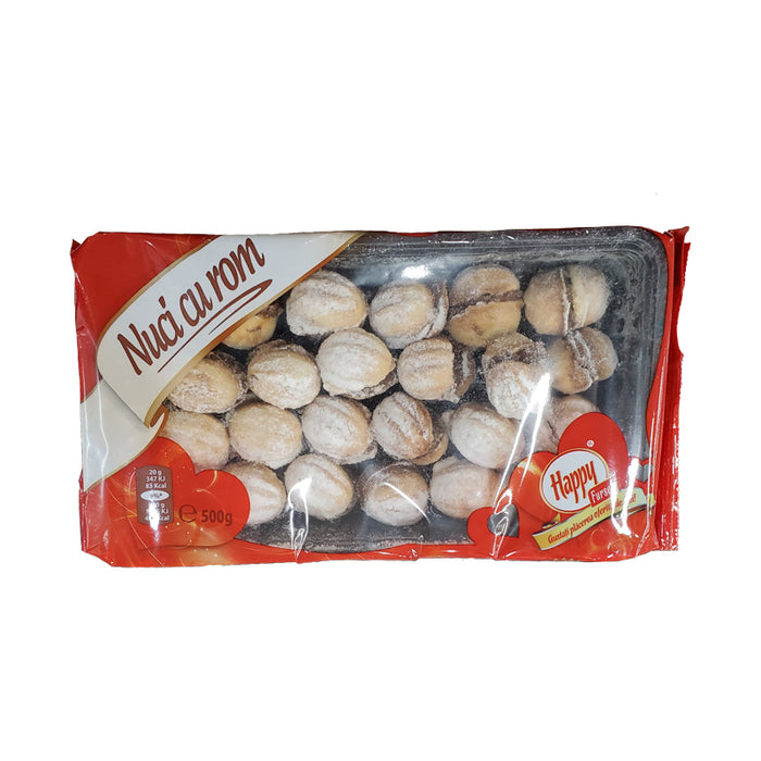 HAPPY NUTS WITH RUM COOKIES 500G