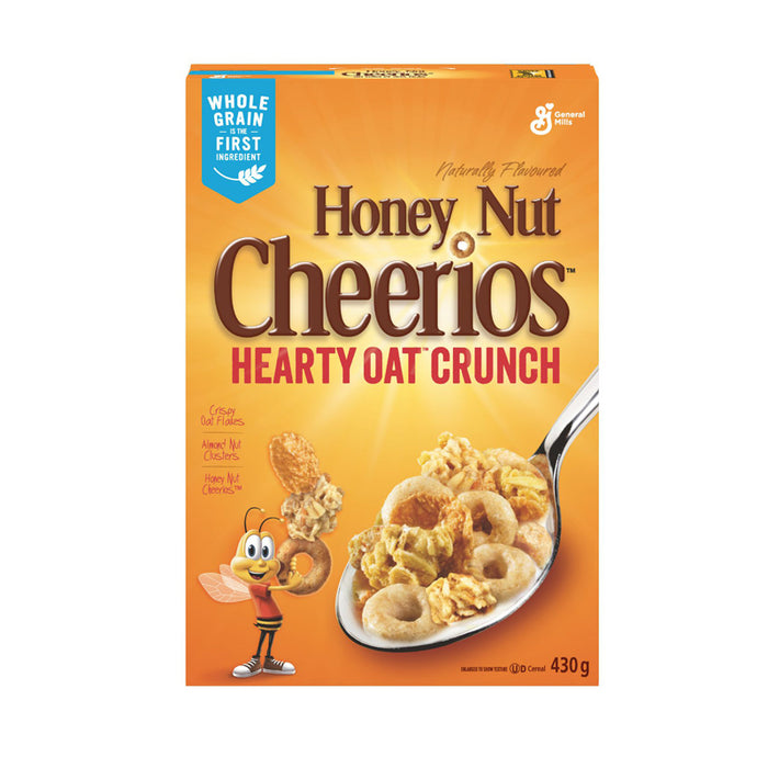 GENERAL MILLS 430G  CHEERIOS NUT AND HONEY