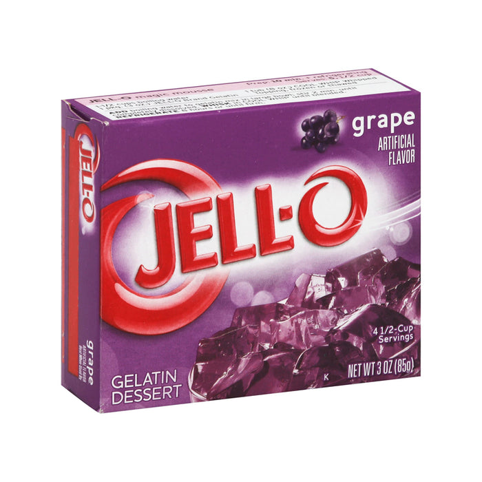 KRAFT PUDDING/JELLO JELL-O GRAPE 85G