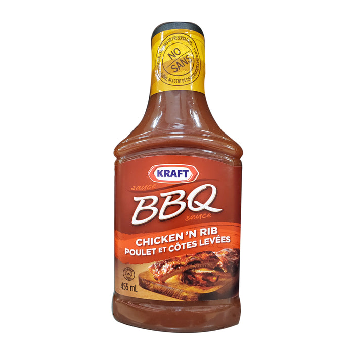 KRAFT BBQ CHICKEN N' RIB SAUCE 455ML