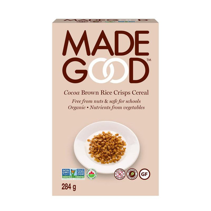 MADEGOOD 284G  COCOA BROWN RICE CRISPS CEREAL