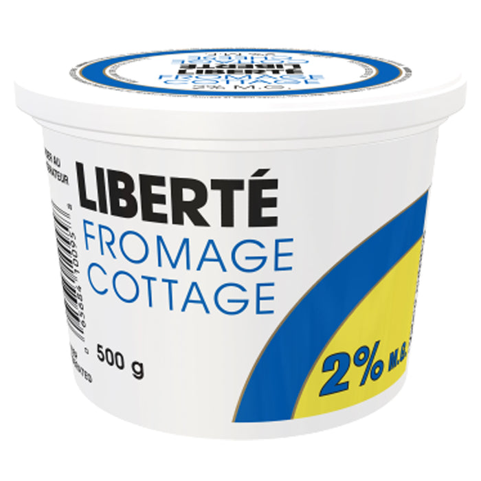 LIBERTÉ PACKAGED CHEESE COTTAGE 1% 500G