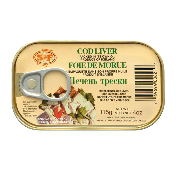 S&F COD LIVER PATE 115G