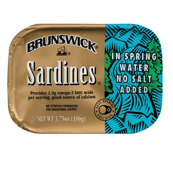 BRUNSWICK 106G   SARDINES SPRING WATER