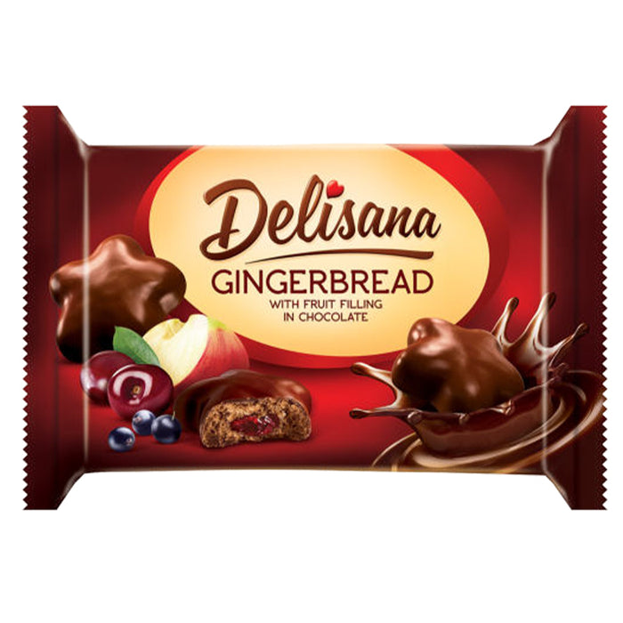 DELISANA GINGERBREAD WITH FRUIT FILLING 200G