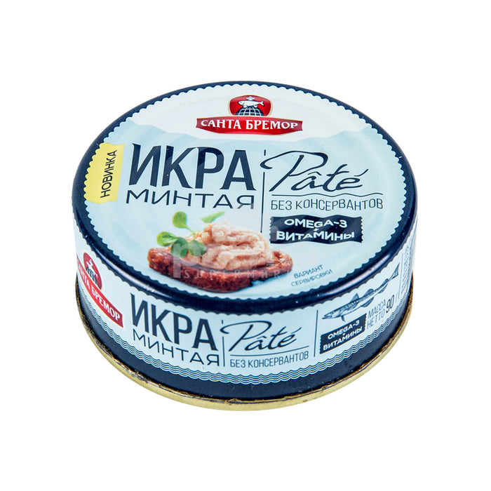 SANTA BREMOR PASTEURIZED POLLOCK CAVIAR PÂTÉ 90G ( IKRA MINTAYA )