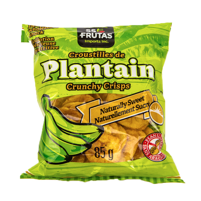 SS FRUTAS IMPORTS INS. 85G CHIPS PLANTAIN CHIPS NATURALLY SWEET
