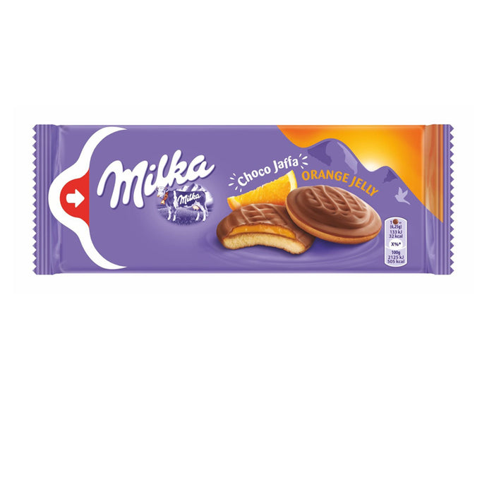 MILKA COOKIES CHOCO JAFFA ORANGE JELLY 147G