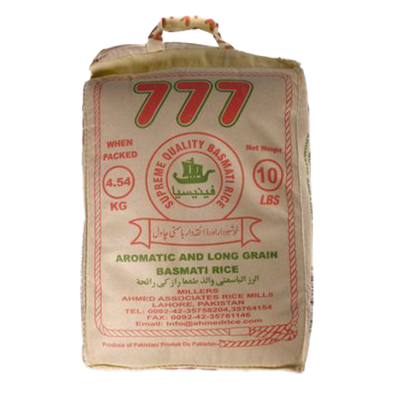 777 Rnr Rice 777 BASMATI RICE 4,54KG — Epicure Market