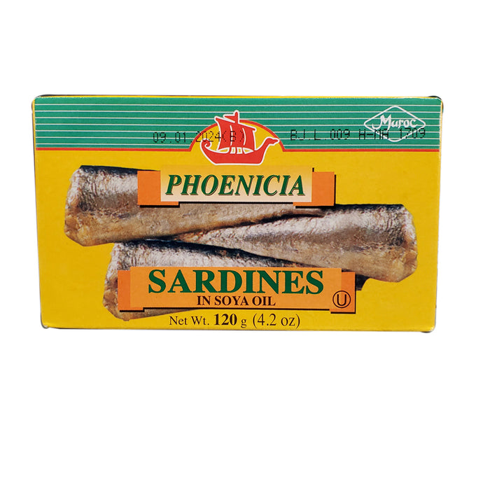 PHOENICIA SARDINES IN SOYA OIL 120G