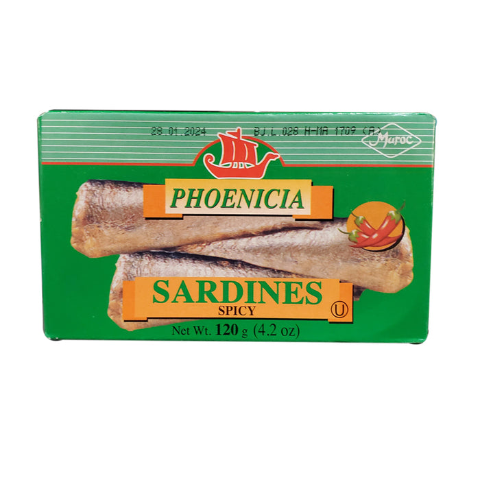 PHOENICIA SARDINES SPICY 120G