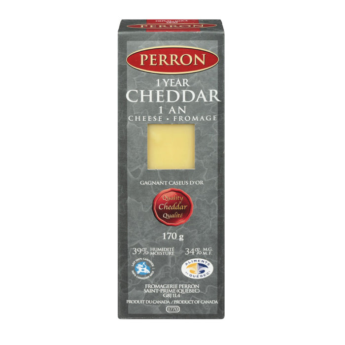 PERRON 170G PACKAGED CHEESE CHEESE CHEDDAR 1 YEAR