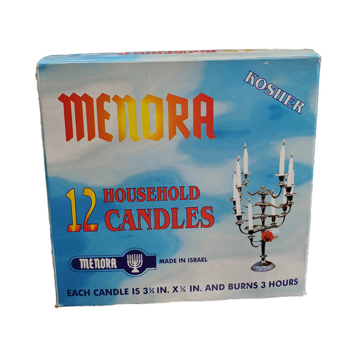 MENORA KOSHER CANDLES 12