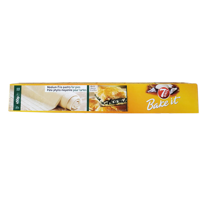 7 DAYS BAKE IT MEDIUM FILO PASTRY FOR PIES 450G