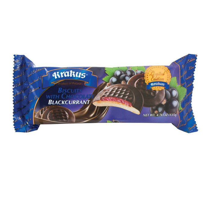 KRAKUS 135G COOKIES BISCUITS WITH CHOCOLATE AND CURRANT