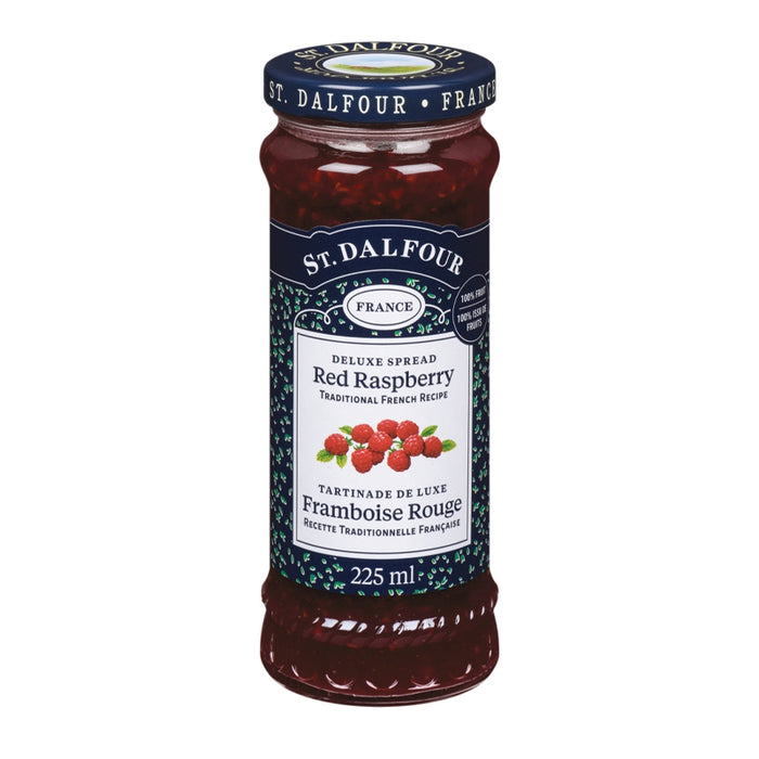 ST DALFOUR DELUXE RED RASPBERRY JAM 225 ML