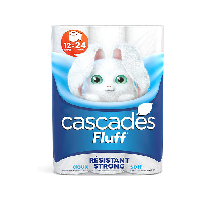 CASCADES TISSUES & PAPERS FLUFF DOUBLE RESISTANT 12