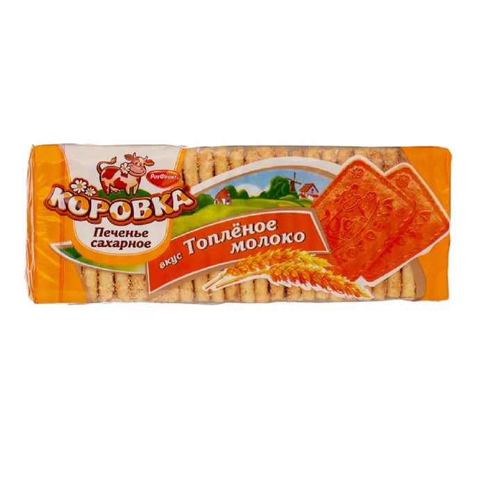 KOROVKA BAKED MILK FLAVORED BISCUITS 375G