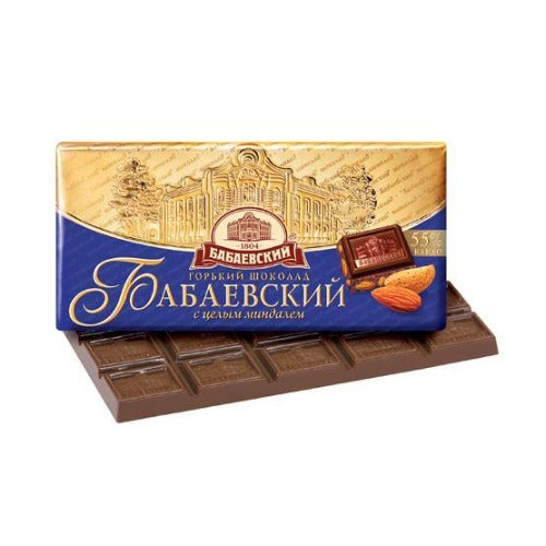 BABAYEVSKII DARK CHOCOLATE WITH WHOLE ALMOND 200G