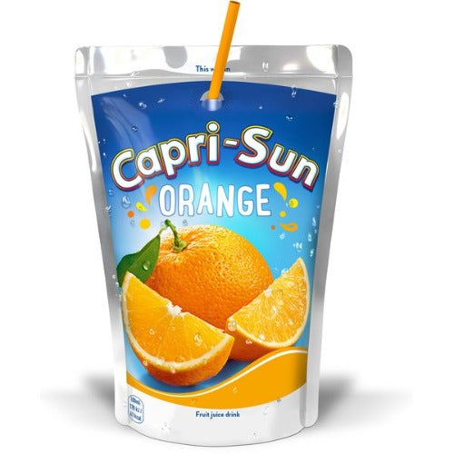 CAPRI SUN ORANGE FRUIT JUICE DRINK 200ML
