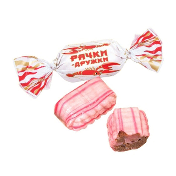 ROSHEN "CRABS" CANDY WITH COCOA&PEANUTS FILLING KG
