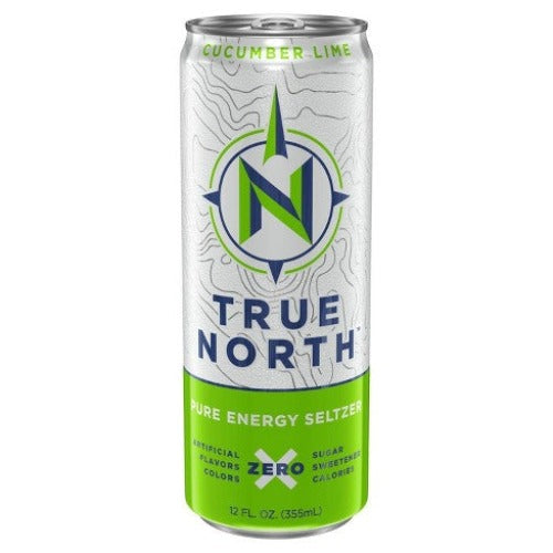 PURE NORTH ENERGY DRINKS CUCUMBER LIME 355ML