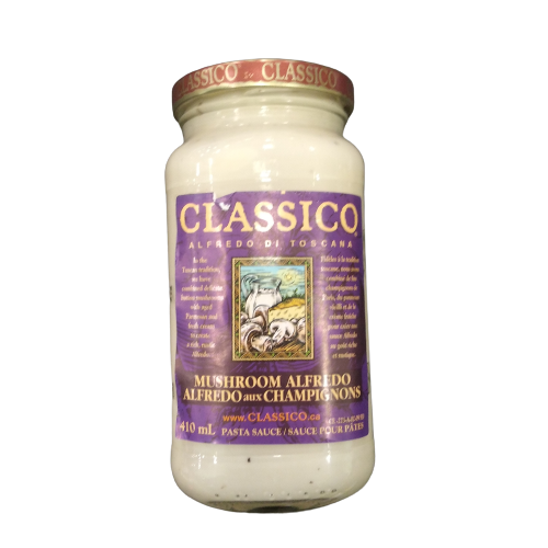 CLASSICO MUSHROOM ALFREDO PASTA SAUCE 410ML — Epicure Market