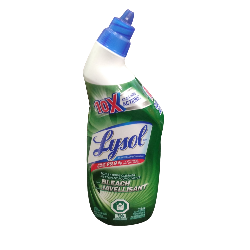 LYSOL TOILET BOWL CLEANER WITH BLEACH 710ML