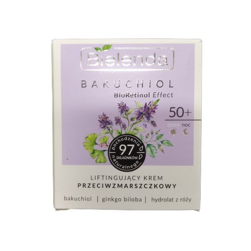 BIELENDA BAKUCHIOL DAY & NIGHT FACE LIFTING CREAM 50+ 50ML