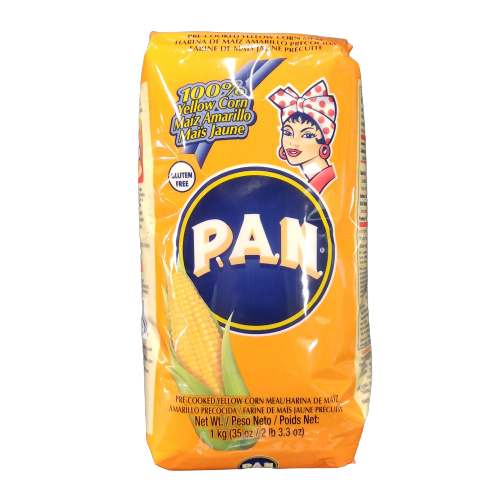 PAN PRE COOKED YELLOW CORN MEAL 1KG
