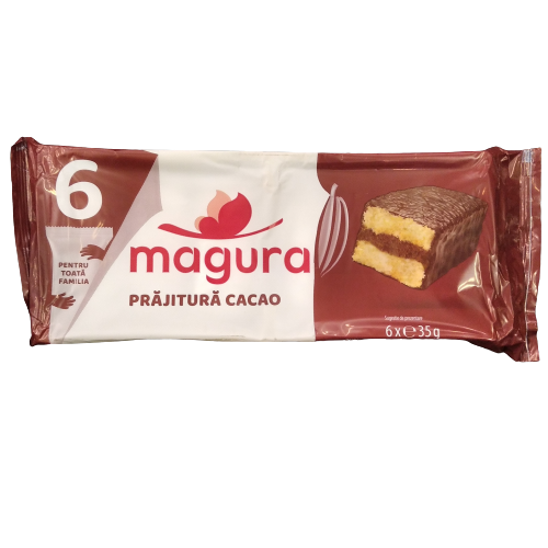 MAGURA CAKE WITH COCOA 6 x 35G