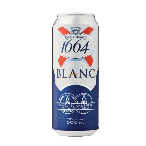 KRONENBOURG 1664 WHITE BEER IN CAN 330ML